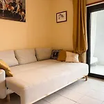 Daire Sea&Pool Views Terrace 1Bdr, 500 M From The Golden Sands *